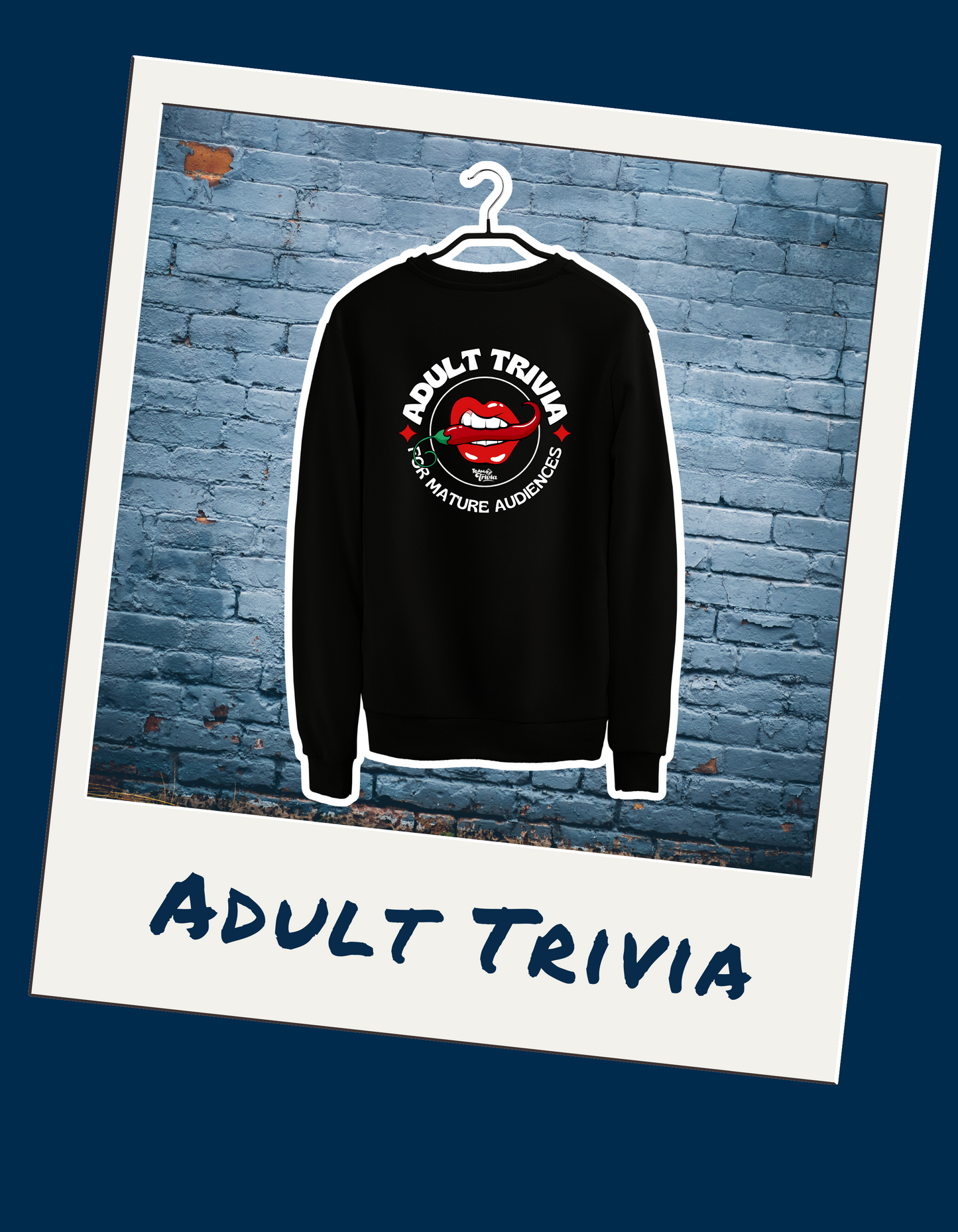 Adult Trivia Crewneck Sweatshirt