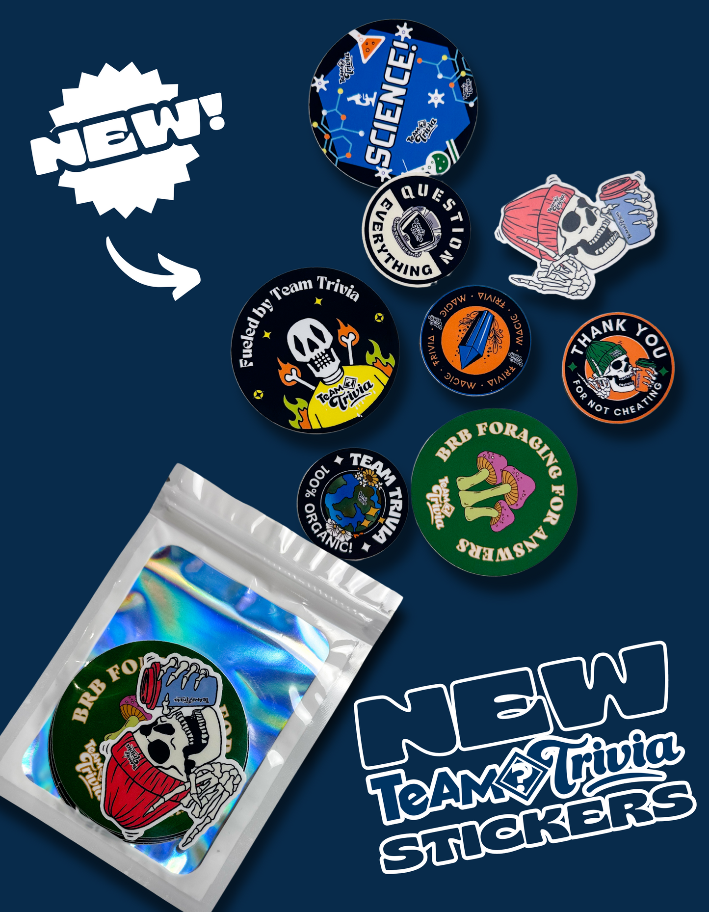 Team Trivia Sticker Grab Bag